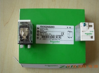 乐清市柳市思路电器经营部 全新原装正品施耐德RXM2AB2BD中间继电器全解析