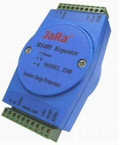 JaRa厂家直销2108D光电隔离防雷型RS485中继器产品解析